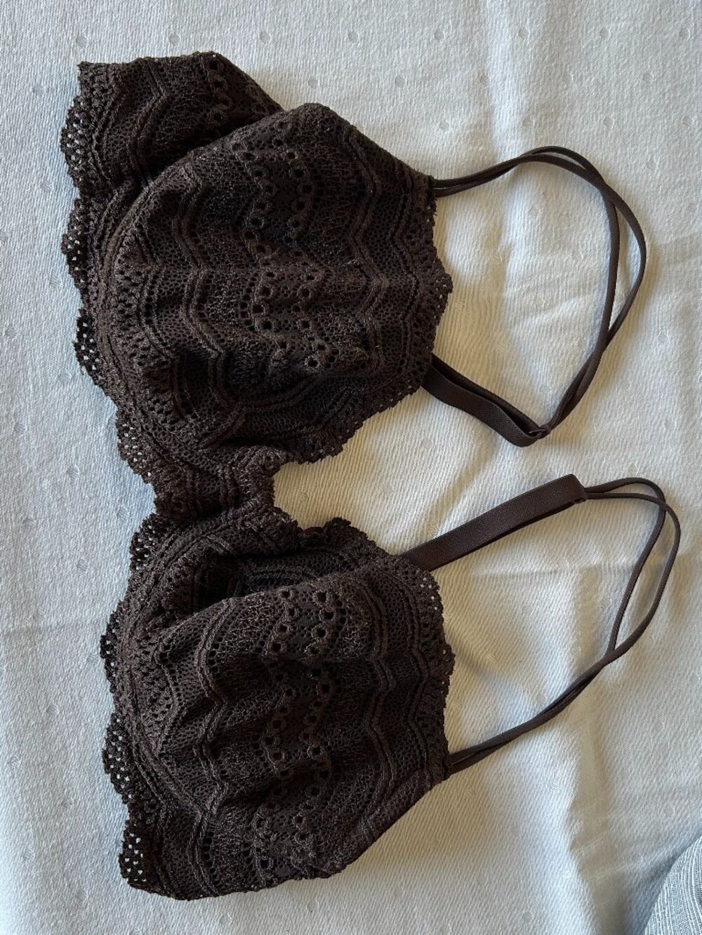 Cosabella - Chocolate Brown Underwire Lace Bra - Size 4